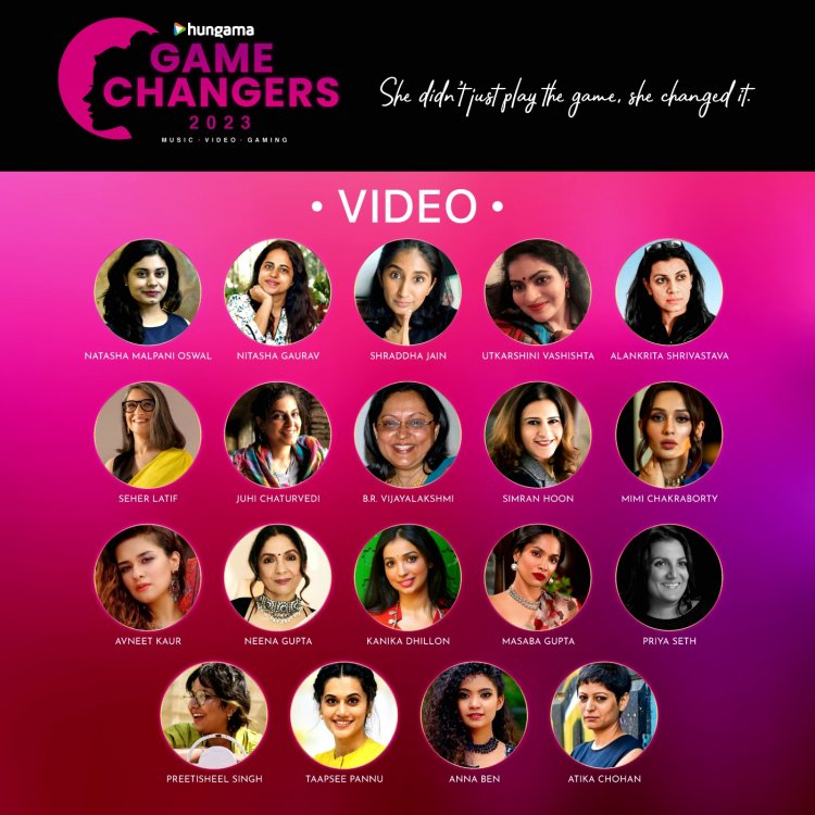 Hungama Digital announces the list of 50 Women Game Changers 2023
