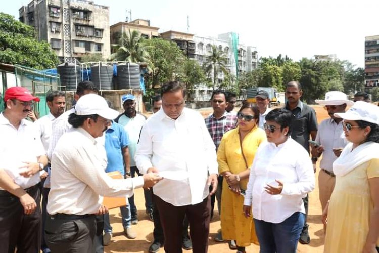 मुम्बई भाजपा अध्यक्ष ने किया नाला सफाई कार्यों का औचक निरीक्षण
