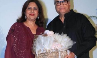 Ramesh Taurani and Varsha Taurani attended the star studded Eid Party