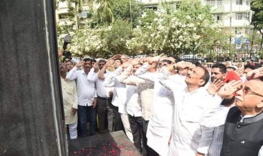 पूर्व पीएम भारत रत्न स्व. श्री राजीव गांधी जी की पुण्यतिथि पर मुम्बई कॉंग्रेस ने दी पुष्पांजलि 