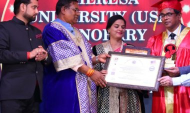 अमेरिका की सेंट मदर टेरेसा यूनिवर्सिटी द्वारा निर्देशक रंजन सिंह को दी गई डॉक्टरेट की मानद उपाधि