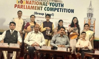संसदीय कार्य मंत्रालय के सहयोग से आयोजित 16वीं राष्ट्रीय युवा संसद प्रतियोगिता में पहुंचे सांसद श्री गोपाल शेट्टी