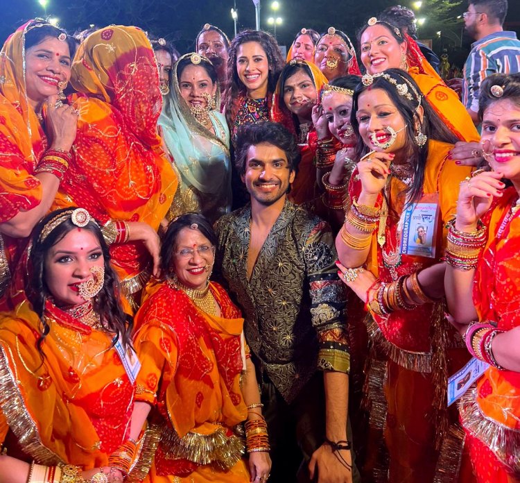 Nushrratt Bharuccha and Anud Singh join 6000 women and break a world record by performing Ghoomar during ‘Janhit Mein Jaari’ promotion in Jaipur