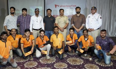 शैडोफैक्स का सड़क सुरक्षा अभियान : मुंबई से शुरुआत, देशभर में किया जाएगा आयोजन...