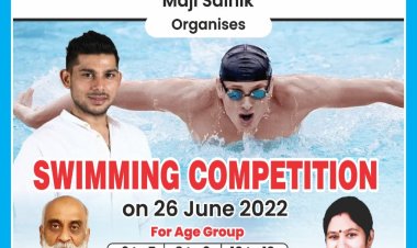 एसएसएसए स्पोर्ट्स ने बच्चों के लिए आयोजित किया स्विमिंग कम्पटीशन...