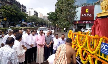 सांसद श्री गोपाल शेट्टी ने किया श्री आय्यप्पा मंदिर चौक का अनावरण 