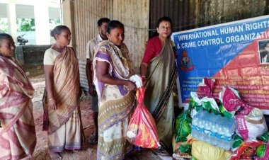 International Human Rights & Crime Control Organization ने असम बाढ़ पीड़ितों की मदद की