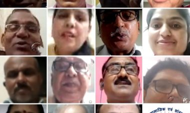 काव्य सृजन के तत्वावधान में वरिष्ठ साहित्यकार डॉ.श्रीहरि वाणी  के जन्मोत्सव पर काव्य गोष्ठी...