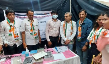 मुंबई कांग्रेस द्वारा मुफ्त नेत्र चिकित्सा शिविर का आयोजन ....