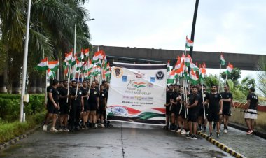 26 एससीजी के ब्लैक कैट कमांडोज़ द्वारा वॉकाथॉन और बाइक रैली का आयोजन