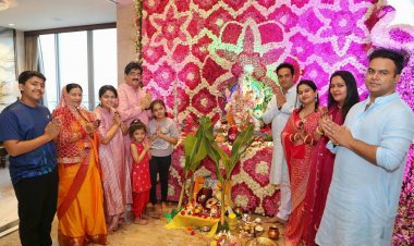 Deva Shree Ganesha : बाप्पा की भक्ति में डूबा गोरेगांव के समाजसेवी का परिवार ....