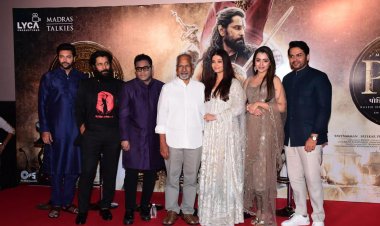 Mani Ratnam’s magnum opus ‘PS-1’ team at a promotional event in Mumbai