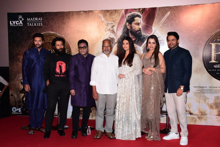 Mani Ratnam’s magnum opus ‘PS-1’ team at a promotional event in Mumbai