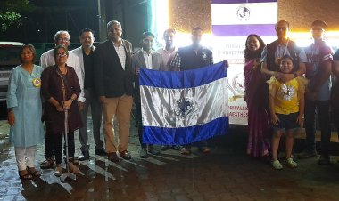 ISA : इंडियन सोसाइटी ऑफ एनेस्थेसीओलॉजिस्ट की एकता और सौहार्द की प्रतीक  दिव्य मशाल पहुंची बोरीवली 