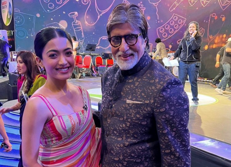 Rashmika Mandanna can’t contain her excitement after meeting Megastar Amitabh Bachchan