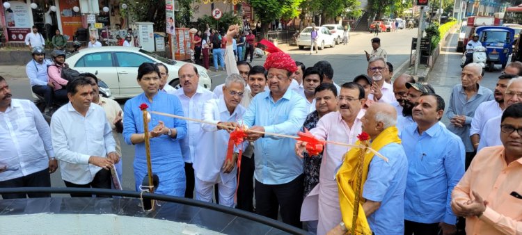 सांसद श्री गोपाल शेट्टी ने बोरीवली में किया नवनिर्मित रायचुरा सर्कल का लोकार्पण 