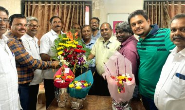 एमएमयू के नवनियुक्त अध्यक्ष अशोक जाधव का किया गया अभिनंदन