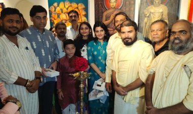 विभिन्न राज्यों से जुड़ी कला प्रदर्शनी का ताज आर्ट गैलरी में हुआ आयोजन