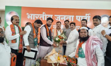 BJP : भाजपा में हजारों समर्थकों के साथ शामिल हुए एस एम खान
