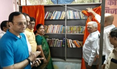 दहिसर के ज्येष्ठ नागरिक कट्टा पर निर्मित लाइब्रेरी का हुआ उद्घाटन 