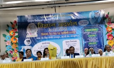 बाल वैज्ञानिकों की प्रतिभा और कला कौशल का सेंट टेरेसा हाईस्कूल में दर्शन