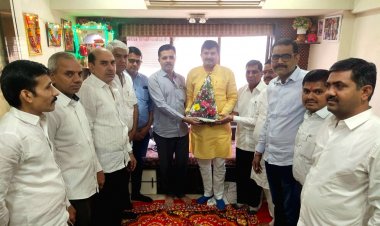 आहोर के विधायक का मुंबई आगमन पर भव्य स्वागत किया गया ....