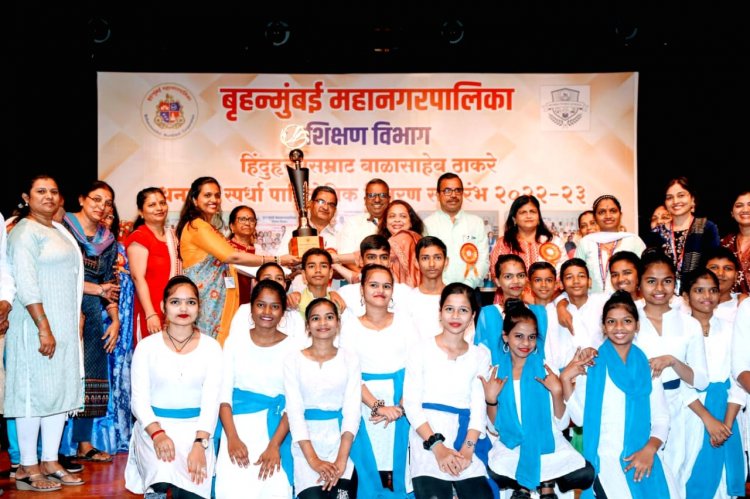 मनपा शिक्षण विभाग द्वारा आयोजित हिंदू हृदय सम्राट बालासाहेब ठाकरे पथनाट्य प्रतियोगिता संपन्न