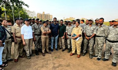 नागराज मंजुळे, सयाजी शिंदे चंद्रपूर पोलीसांच्या भेटीला