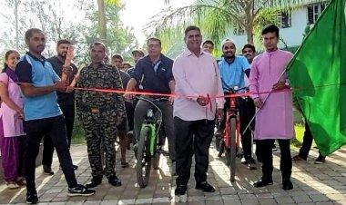 सुंदरम सेंट्रल स्कूल पालघर द्वारा सायक्लोथॉन का आयोजन ....