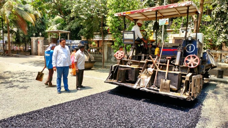 भाजपा के प्रयासों से शांतिनगर में नई सड़क का निर्माण कार्य प्रगति पर !