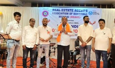 रियल एस्टेट असोसिएशन ऑफ कांदिवली द्वारा आयोजित रक्तदान शिविर में पहुंचे सांसद गोपाल शेट्टी