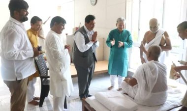 सुमतिनाथ जैन मंदिर में आयोजित प्रतिष्ठा महोत्सव में सम्मिलित हुए पालक मंत्री मंगलप्रभात लोढ़ा