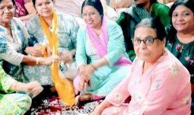 महिला उन्नति संस्था ने किया वृद्धाश्रम में जीवनोपयोगी वस्तुओं का वितरण