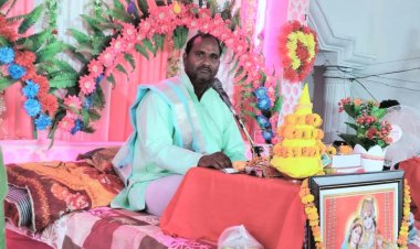 जौनपुर के दुर्गापट्टी में श्रीमद्भागवत महापुराण साप्ताहिक कथा का भव्य आयोजन