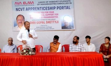 सांसद गोपाल शेट्टी के मार्गदर्शन और सहयोग से सुलझा 2017 से प्रलम्बित  अप्रेंटिसशिप भर्ती का मामला