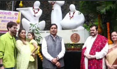 महान पार्श्व गायक मुकेश की जयंती पर केबिनेट मंत्री मंगल प्रभात लोढ़ा ने "मुकेश चौक" पर दी श्रद्धांजलि ...