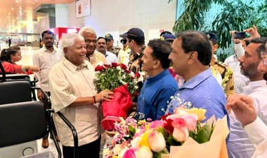 INDIA आघाड़ी बैठक में शामिल होने मुंबई पहुंचे लालूप्रसाद यादव और तेजस्वी यादव