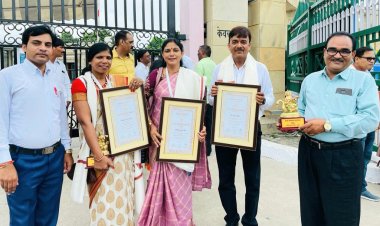 डॉ. श्वेता सिंह राज्य स्तरीय पुरस्कार से हुईं सम्मानित...