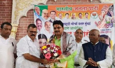 जौनपुर के विधायक रमेशचंद्र मिश्रा का कांदिवली में हुआ भव्य सत्कार