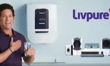 सचिन तेंदुलकर ने लिवप्योर का प्‍लैटिनो कॉपर वॉटर प्‍यूरिफायर किया लॉन्‍च