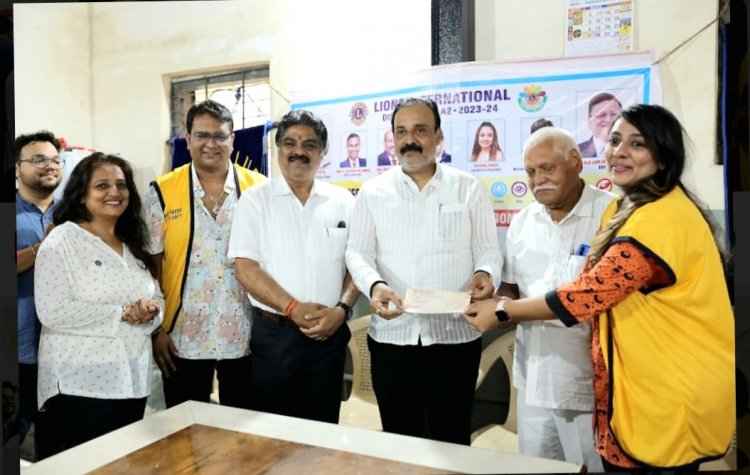 Lions Club Of Hilltop ने जरूरतमंदों के लिए 70 हजार रुपए स्कूल की फीस और छात्रों की सुविधा के लिए वाटर कूलर प्रदान किया