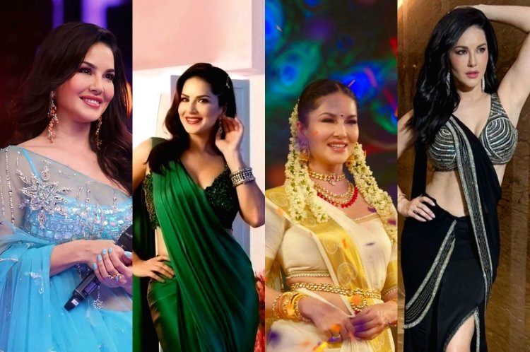 Dusshera Special: Sunny Leone's Saree Saga Is Everything Elegance Redefined !