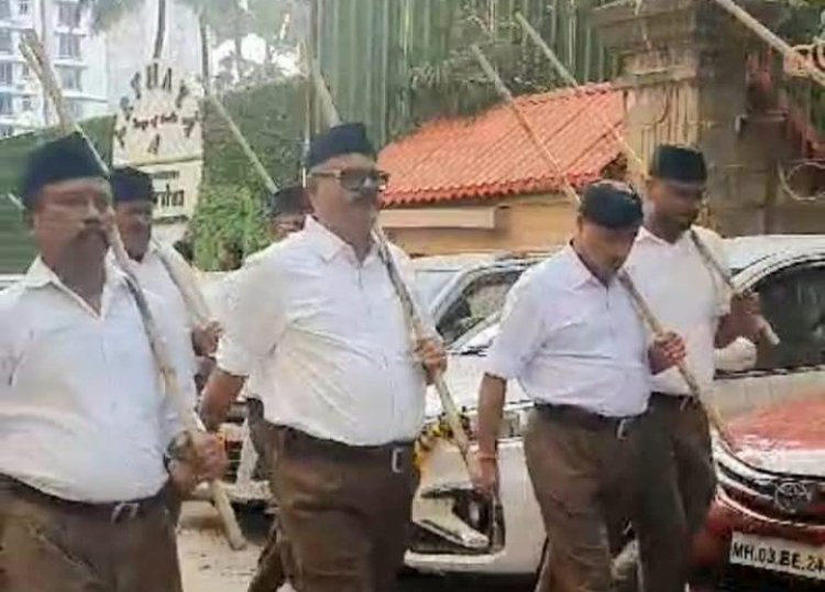 RSS द्वारा स्थापना दिवस पर कांदिवली में पथ संचलन का आयोजन ...