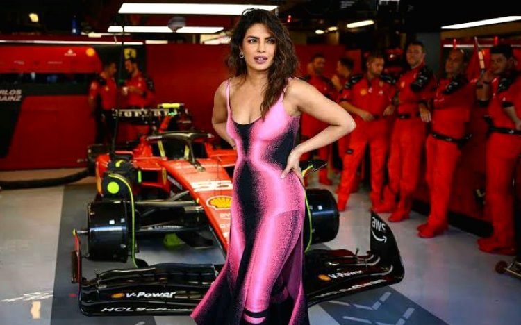  अबू धाबी में F1 ग्रांड प्रिक्स में आकर्षक गुलाबी ड्रेस में दमकतीं रहीं ग्लोबल आइकॉन प्रियंका चोपड़ा !