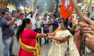 तीन राज्यों में भाजपा की हुई धमाकेदार जीत तो विधायक मनीषाताई चौधरी सहित सभी कार्यकर्ताओं ने मनाया जीत का जश्न !