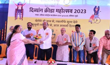 स्नेहज्योत दिव्यांग प्रतिष्ठान द्वारा आयोजित दिव्यांग क्रीड़ा महोत्सव का साँसद गोपाल शेट्टी ने किया उद्घाटन