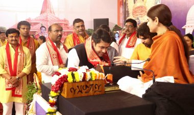 देवी चित्रलेखा की भायंदर में चल रही भागवत कथा का भव्य समापन