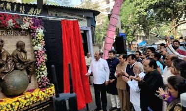 श्री डी.आर. व्यास चौक का सांसद गोपाल शेट्टी ने किया उद्घाटन 