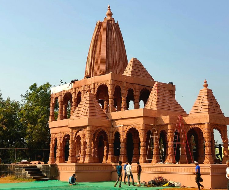 भायंदर में अयोध्या धाम के राम मंदिर की दिखेगी हुबहू झलक :  राम मंदिर का मॉडल हुआ तैयार