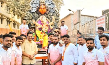 युवा प्रतिष्ठान आयोजित कुर्ला के माघी गणेश का जुलूस के साथ हुआ स्वागत